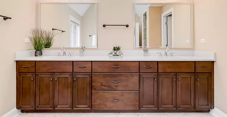 Bathroom Cabinet Renovation in Delta