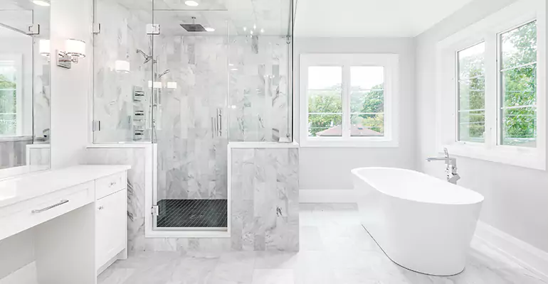 Full Shower Remodel in Delta